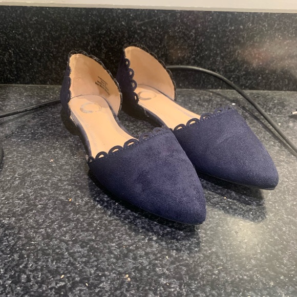 Shoes Womens Navy Flats Poshmark